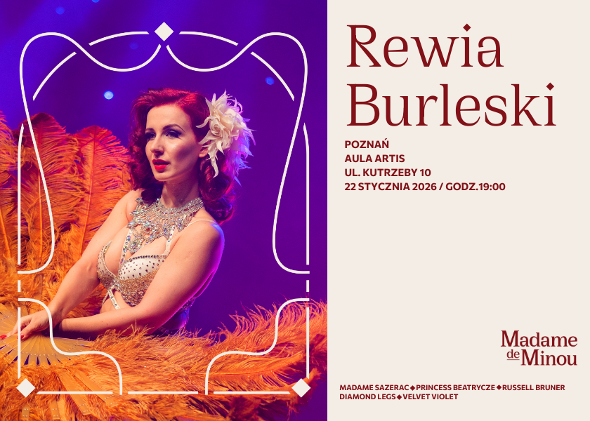 Rewia burleski Madame de Minou
